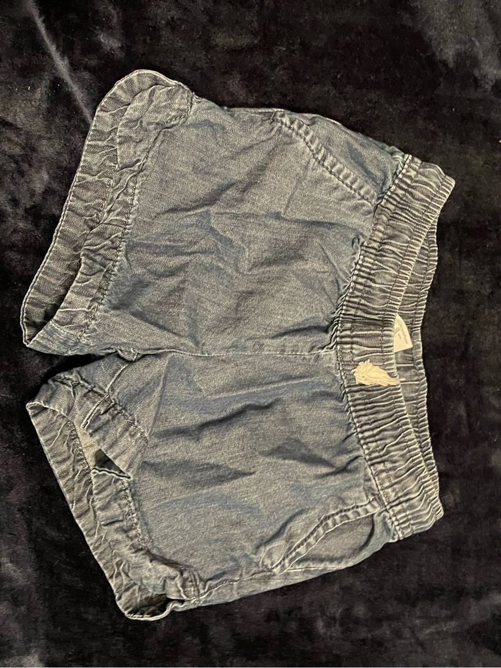 jumping beans Light Blue Denim-Style Elastic Waist Girls' Shorts